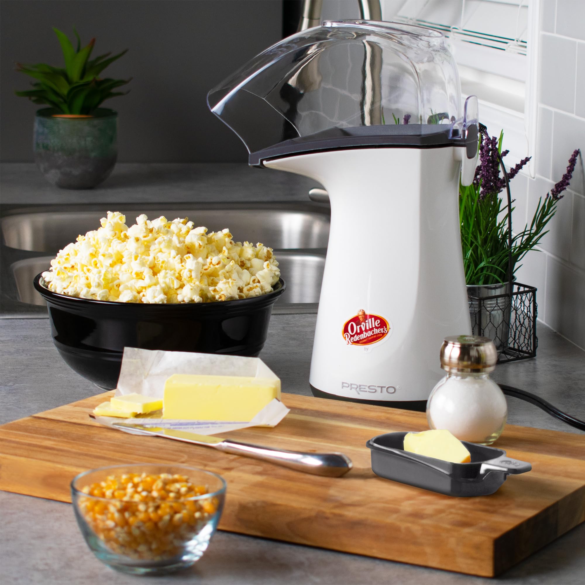 Foto 4 | Hot Air Popper Presto 04821 Orville Redenbacher's, 1 Litro, Color Blanco - Venta Internacional.