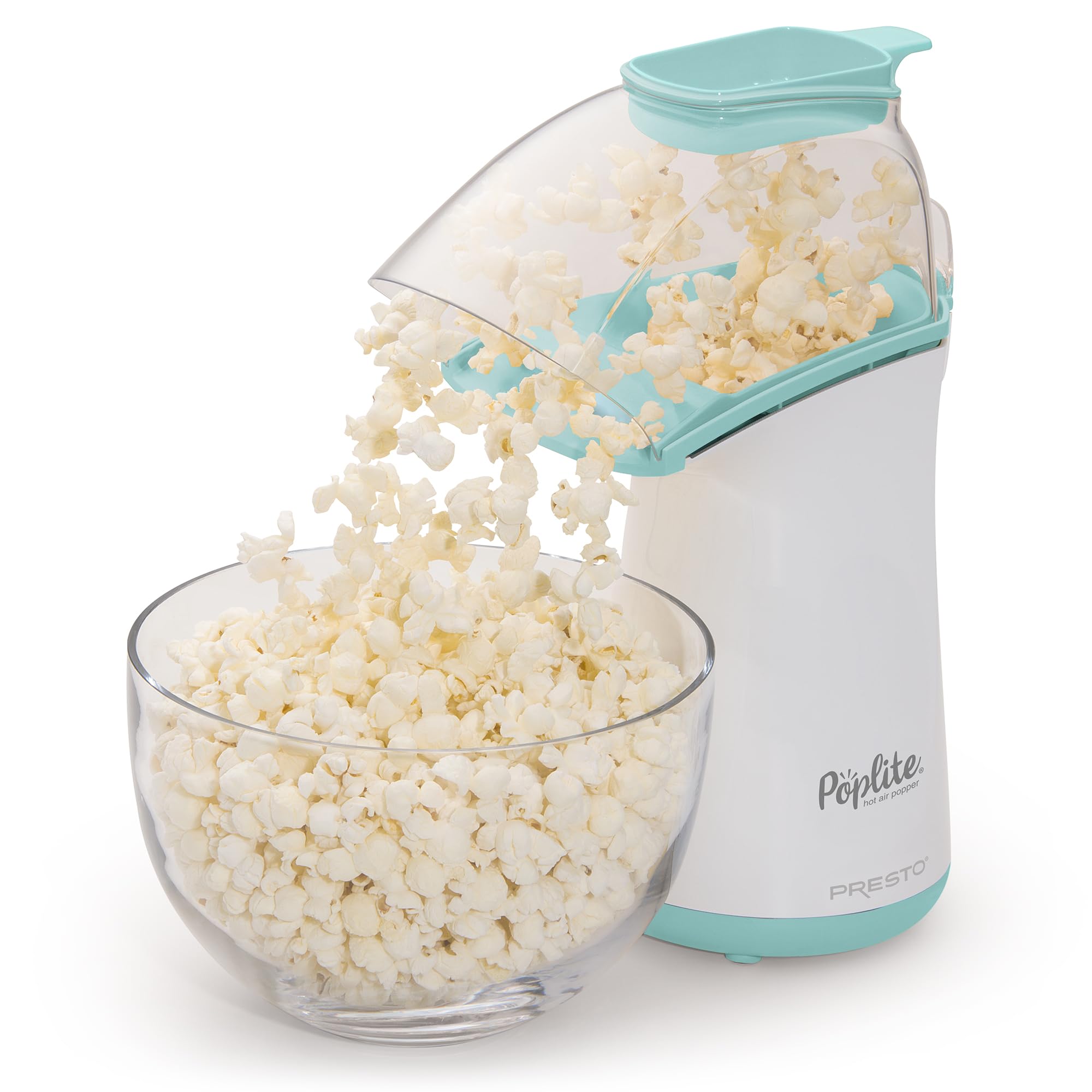 Foto 2 pulgar | Popcorn Popper Presto Poplite Hot Air, 18 Tazas, Aguamarina Y Blanca - Venta Internacional.