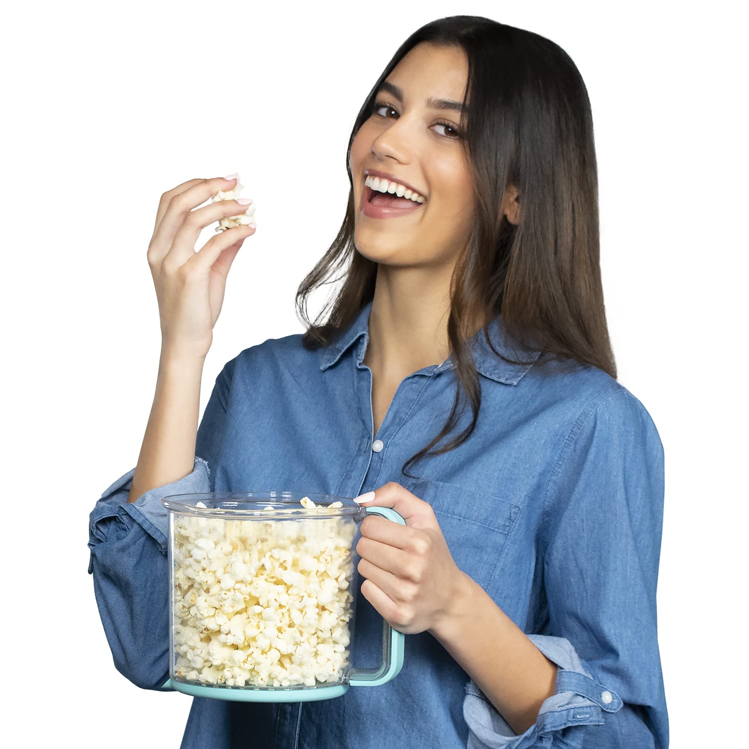 Foto 3 pulgar | Popcorn Popper Presto 04811 Poplite My Munch Hot Air 1,9 L, Azul - Venta Internacional.