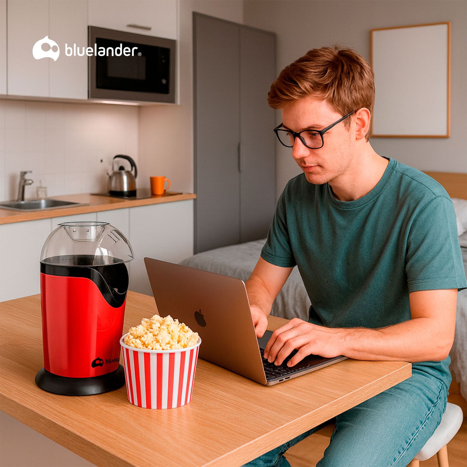 Foto 3 pulgar | Máquina De Palomitas  Maquina Para Palomitas De Maíz  Bluelander