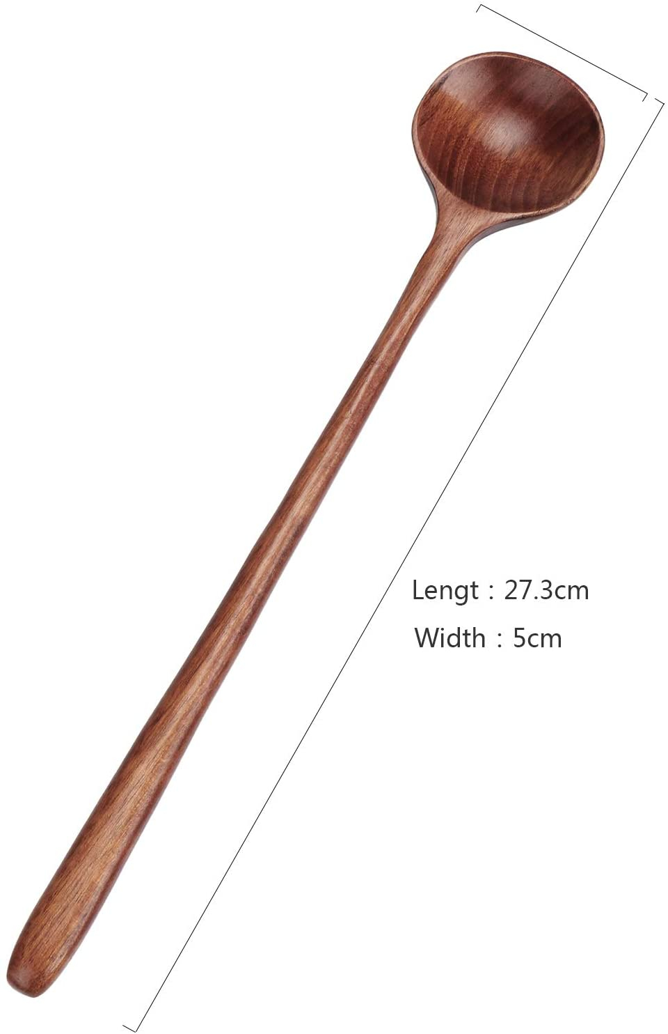 Foto 3 pulgar | Venta Internacional- Juego de Cucharas de Madera para Sopa Jieyou Long Nanmu Wood 5 Piezas