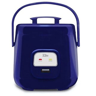 Foto 1 | Mini Arrocera Vaporera Elite Erc-135bl Con 4 Tazas Azul