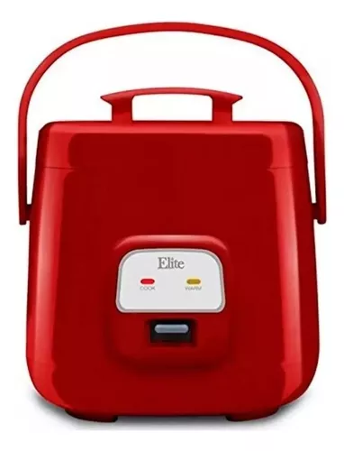 Mini Arrocera Vaporera Elite Erc-135r Roja para 4 Tazas