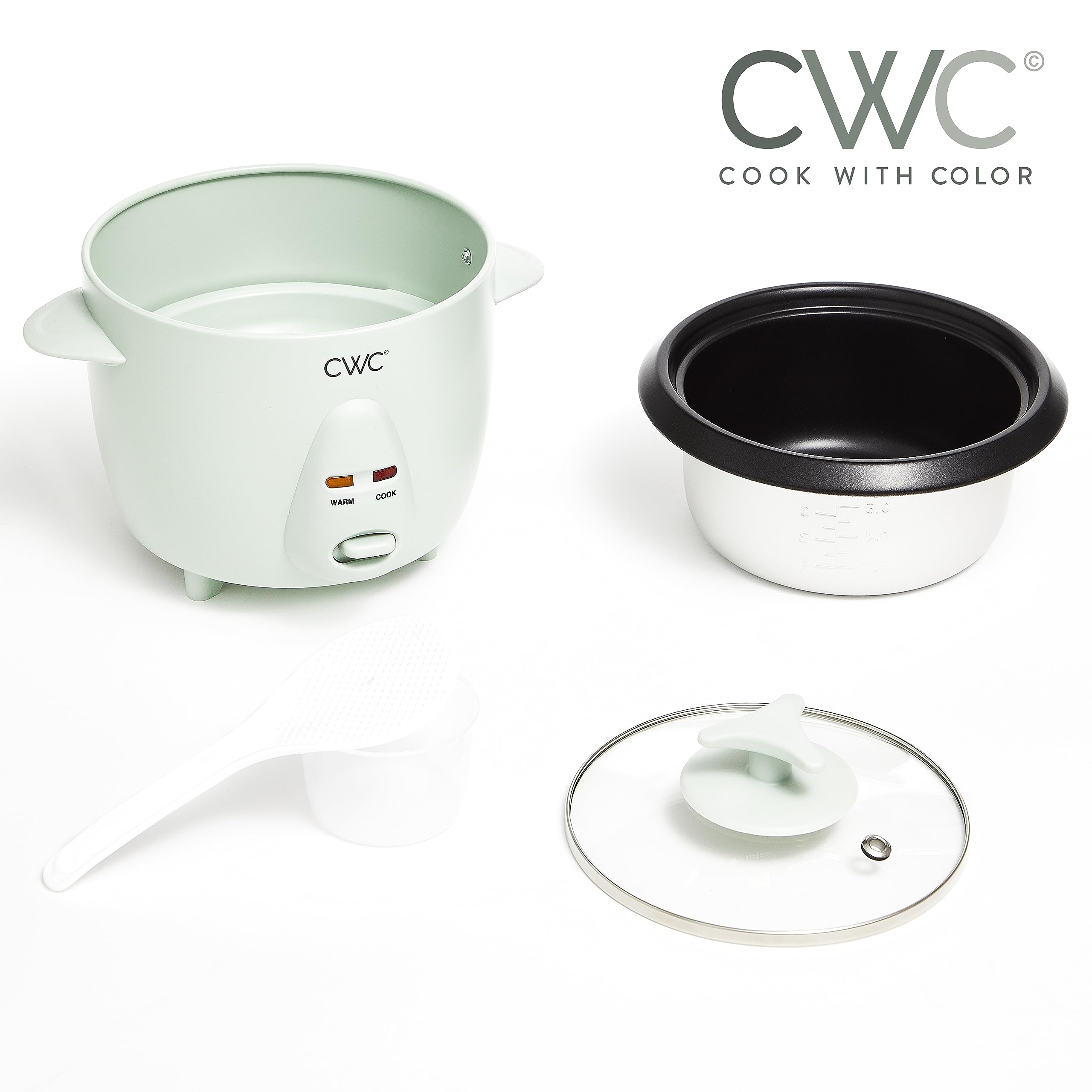 Foto 5 pulgar | Arrocera Cook With Color, 6 Tazas, 300 W, Cocina 0.6 L Para 6 Tazas - Venta Internacional.