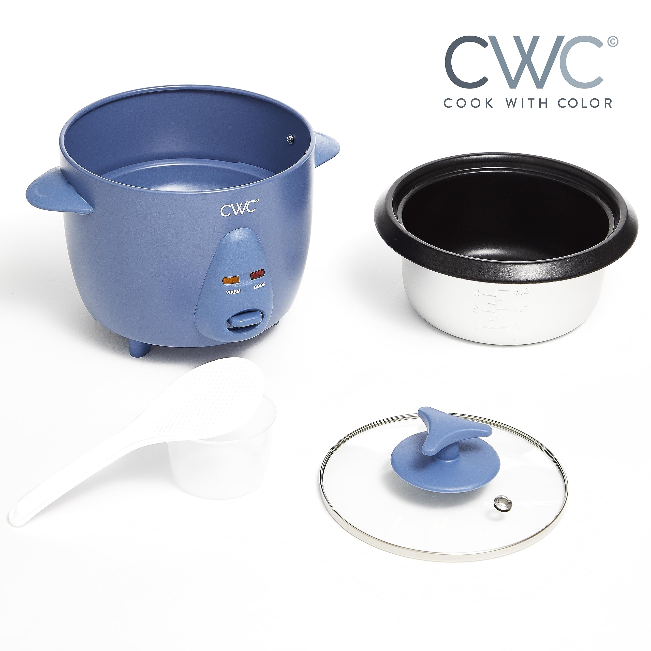 Foto 5 pulgar | Arrocera Cook With Color, 6 Tazas, 300 W, Cocina 0.6 L Para 6 Tazas - Venta Internacional.