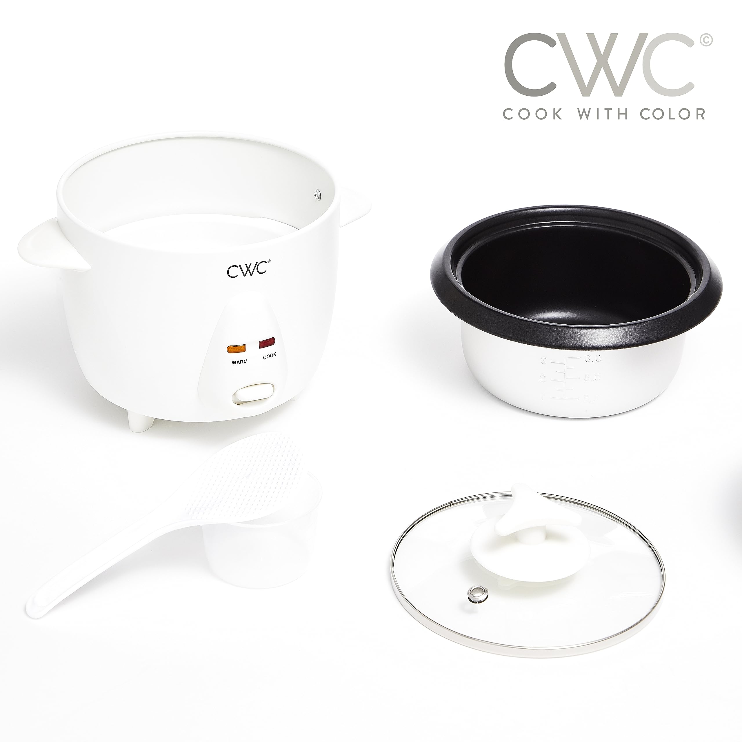 Foto 5 pulgar | Arrocera Cook With Color, 6 Tazas, 300 W, Cocina 0.6 L Para 6 Tazas - Venta Internacional.