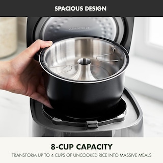 Foto 4 | Arrocera Eléctrica Greenpan, Reductora De Carbohidratos, 4 Tazas, Negra - Venta Internacional.