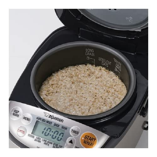 Foto 7 pulgar | Hervidor De Arroz Zojirushi Ns-lgc05xb Micom 0.54l Inoxidable Negro - Venta Internacional.