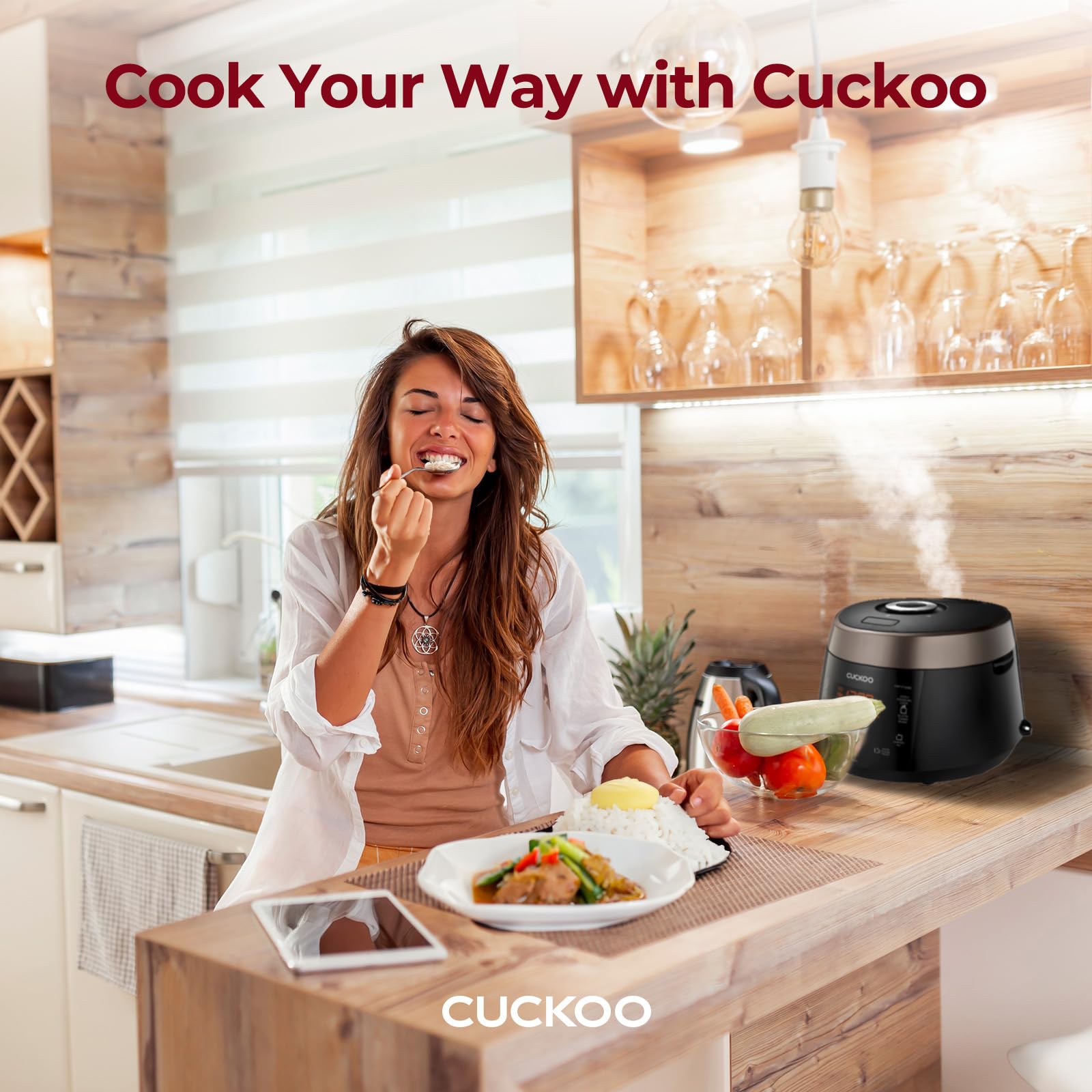 Foto 5 | Hervidor De Arroz Cuckoo High, Eléctrico, 6 Tazas, Para Calentar A Presión - Venta Internacional.