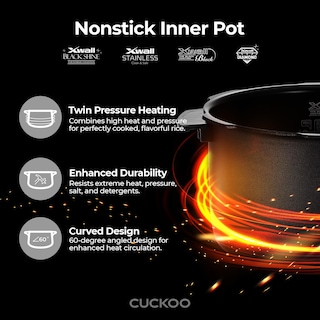 Foto 4 | Arrocera Cuckoo Crp-rt0609fb 1,4 L/2,8 L, 14 Opciones De Menú - Venta Internacional.