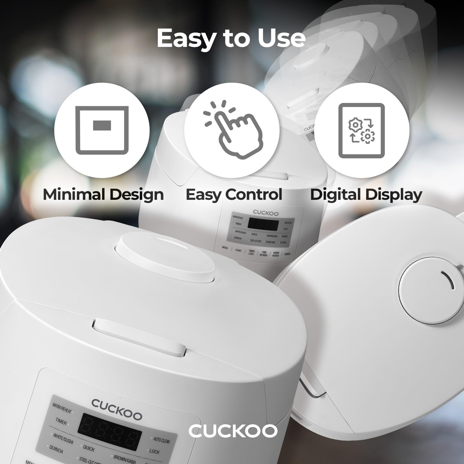 Foto 4 pulgar | Arrocera Cuckoo Cr-0641f, 1,4 L, 6 Tazas/2,8 L, 12 Tazas, Blanca - Venta Internacional.