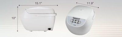 Foto 3 | Arrocera Tiger Jbv-a18u, 2,4 L, 10 Tazas (sin Cocinar) Con Vaporera - Venta Internacional.