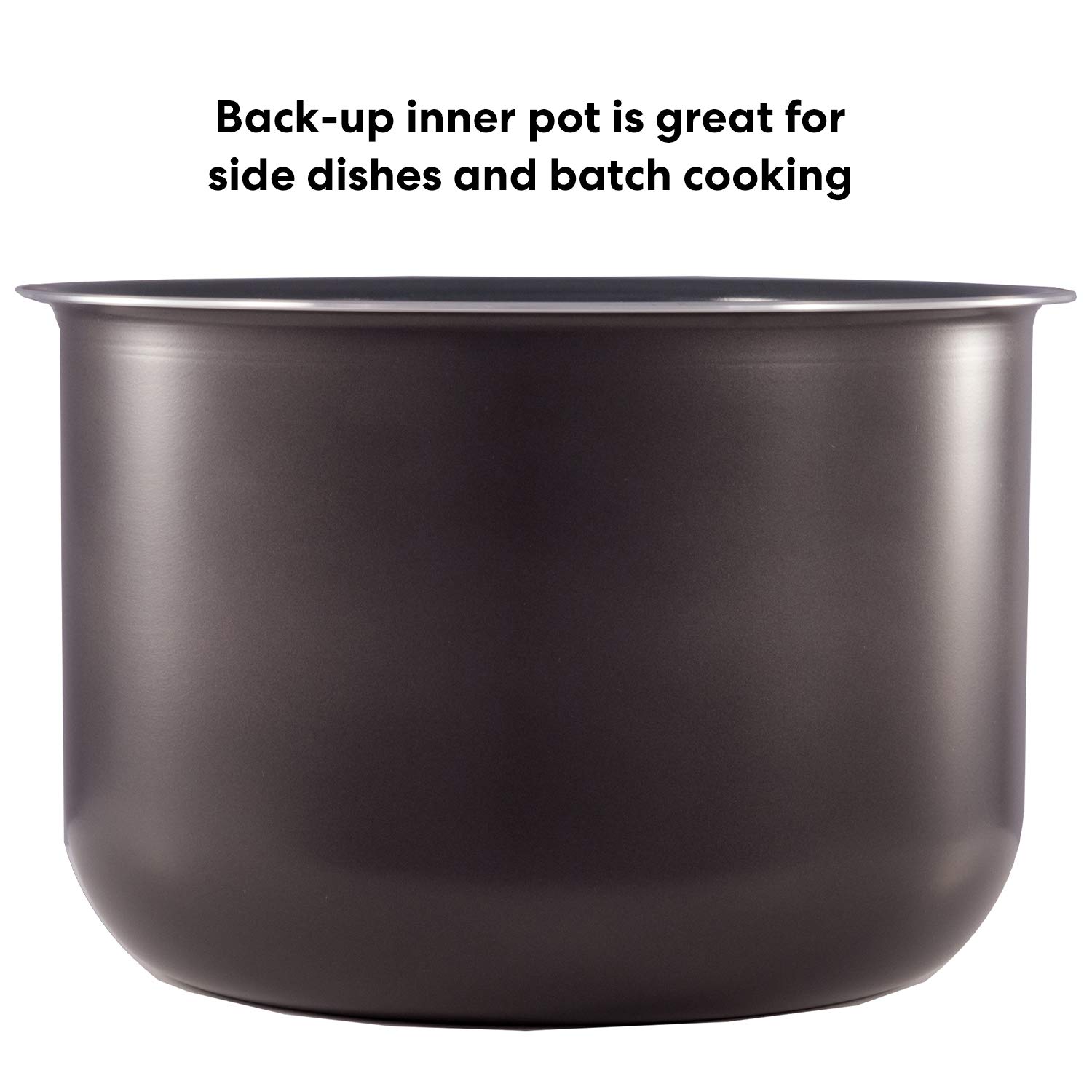 Foto 4 pulgar | Cooking Pot Instant Pot, 3 Litros, Cerámica, Antiadherente, Para Arroz, Color Negro - Venta Internacional.