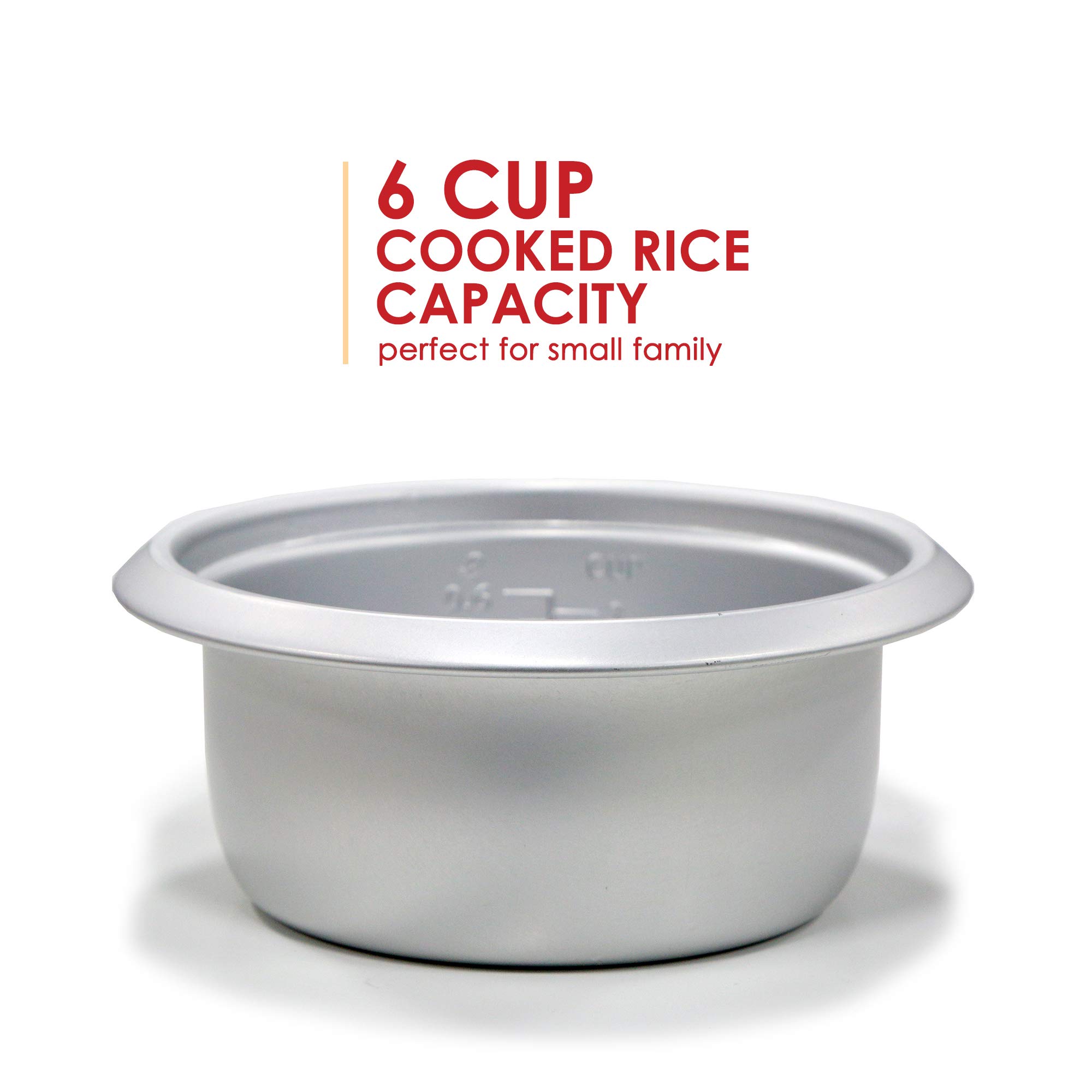 Foto 5 pulgar | Arrocera Elite Gourmet Erc-003 Eléctrica, 6 Tazas, Color Blanco - Venta Internacional.
