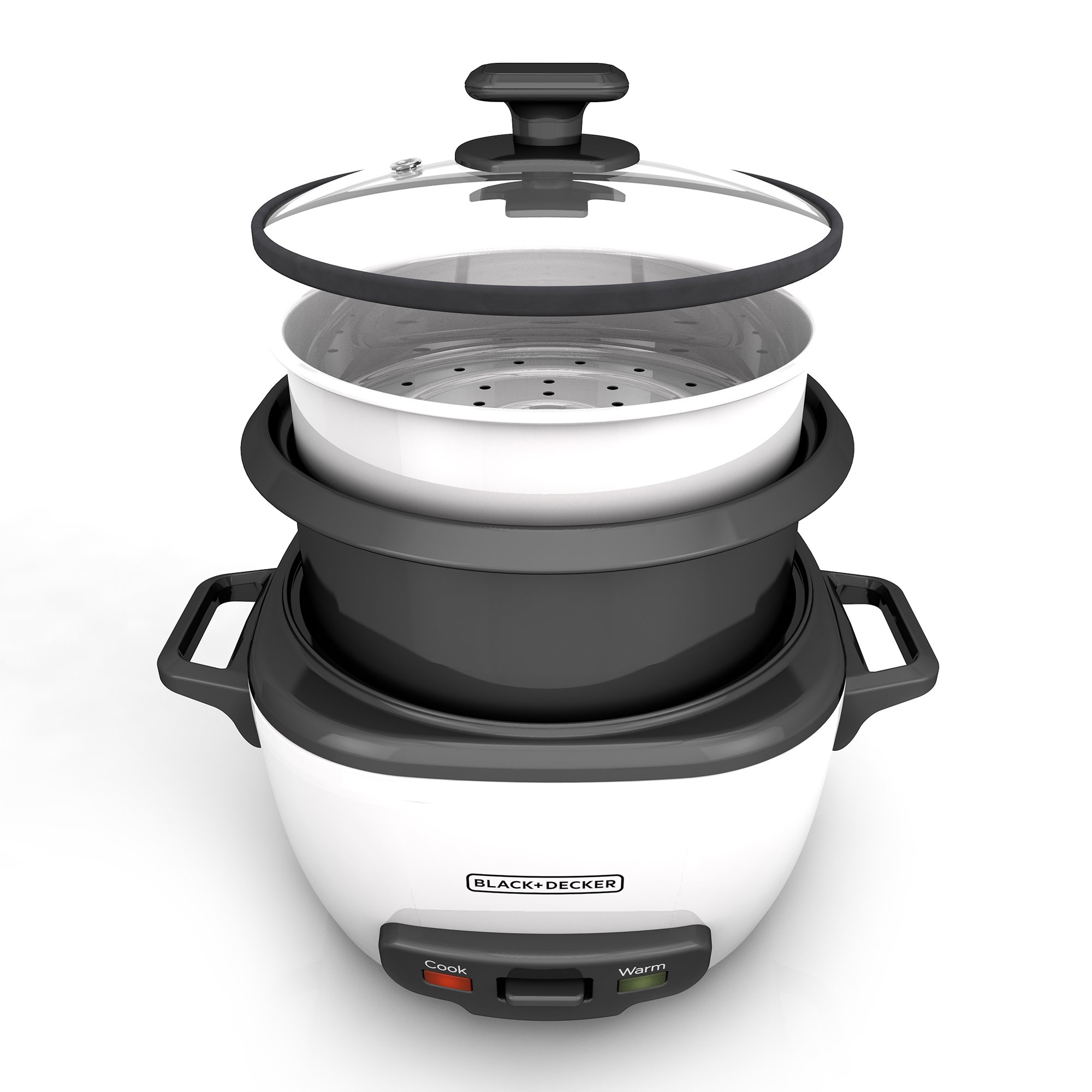 Foto 6 pulgar | Olla Arrocera Black+decker, 16 Tazas, 8 Tazas, Sin Cocinar, Cesta Para Cocinar Al Vapor - Venta Internacional.