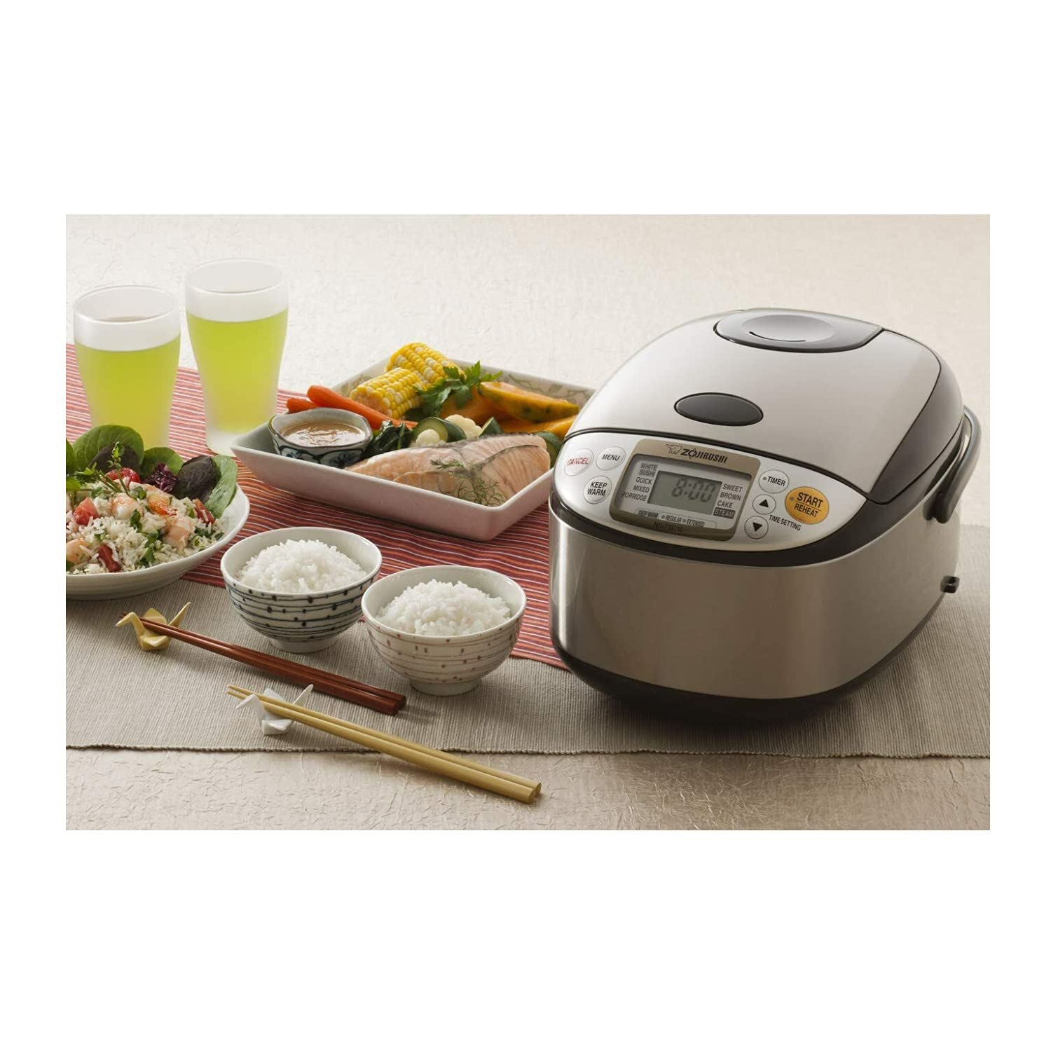 Foto 6 pulgar | Hervidor De Arroz Zojirushi Ns-tsc10, 1.0 L, 5.5 Tazas (sin Cocinar) - Venta Internacional.