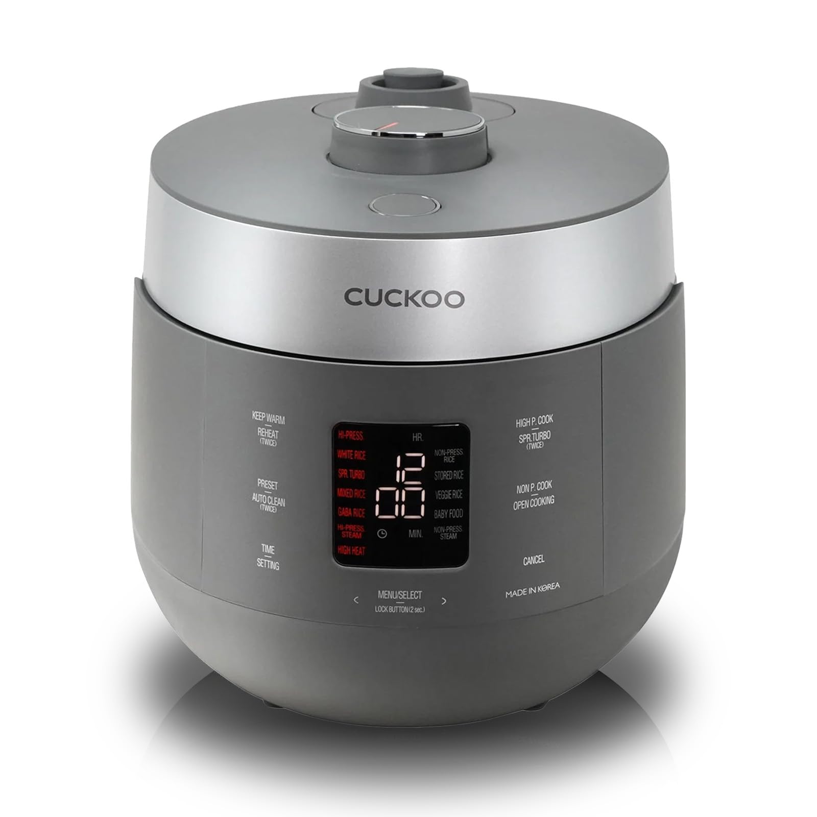 Arrocera Cuckoo Crp-st0609fg 1,4 L/2,8 L, 16 Menús, Gris - Venta Internacional.