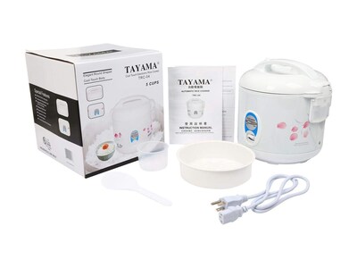 Foto 7 | Arrocera Tayama Trc-04 Cool Touch 1.2 L 400 W 5 Tazas Blanca - Venta Internacional.
