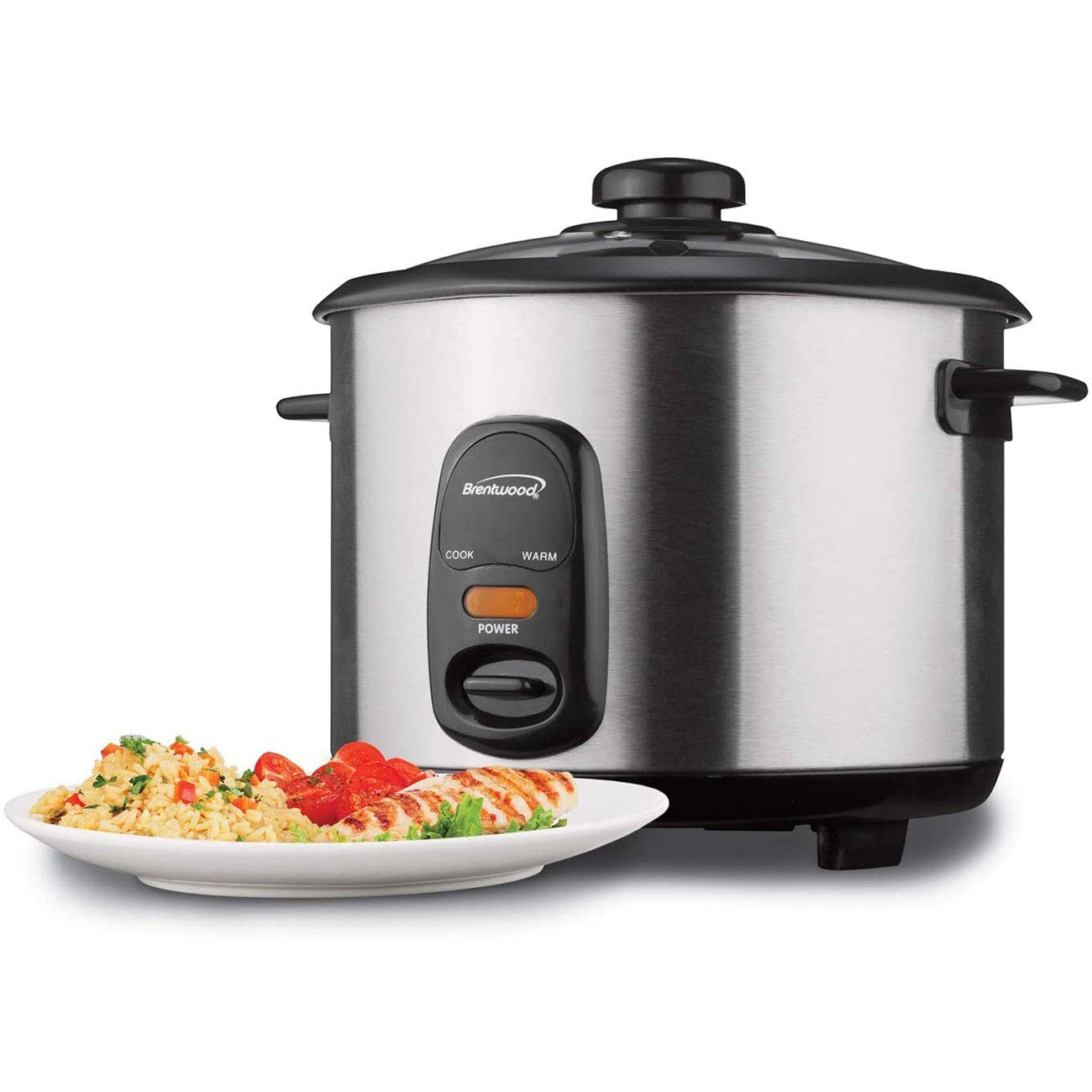 Foto 6 pulgar | Arrocera Brentwood Ts-15, 8 Tazas, Acero Inoxidable - Venta Internacional.