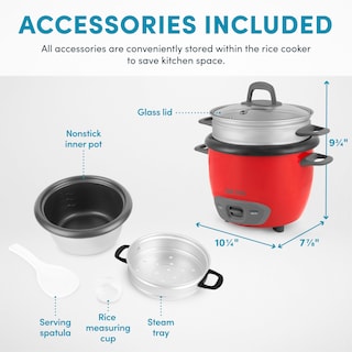 Foto 4 | Arrocera Y Vaporera Aroma Housewares Arc-743-1ngr - Venta Internacional.