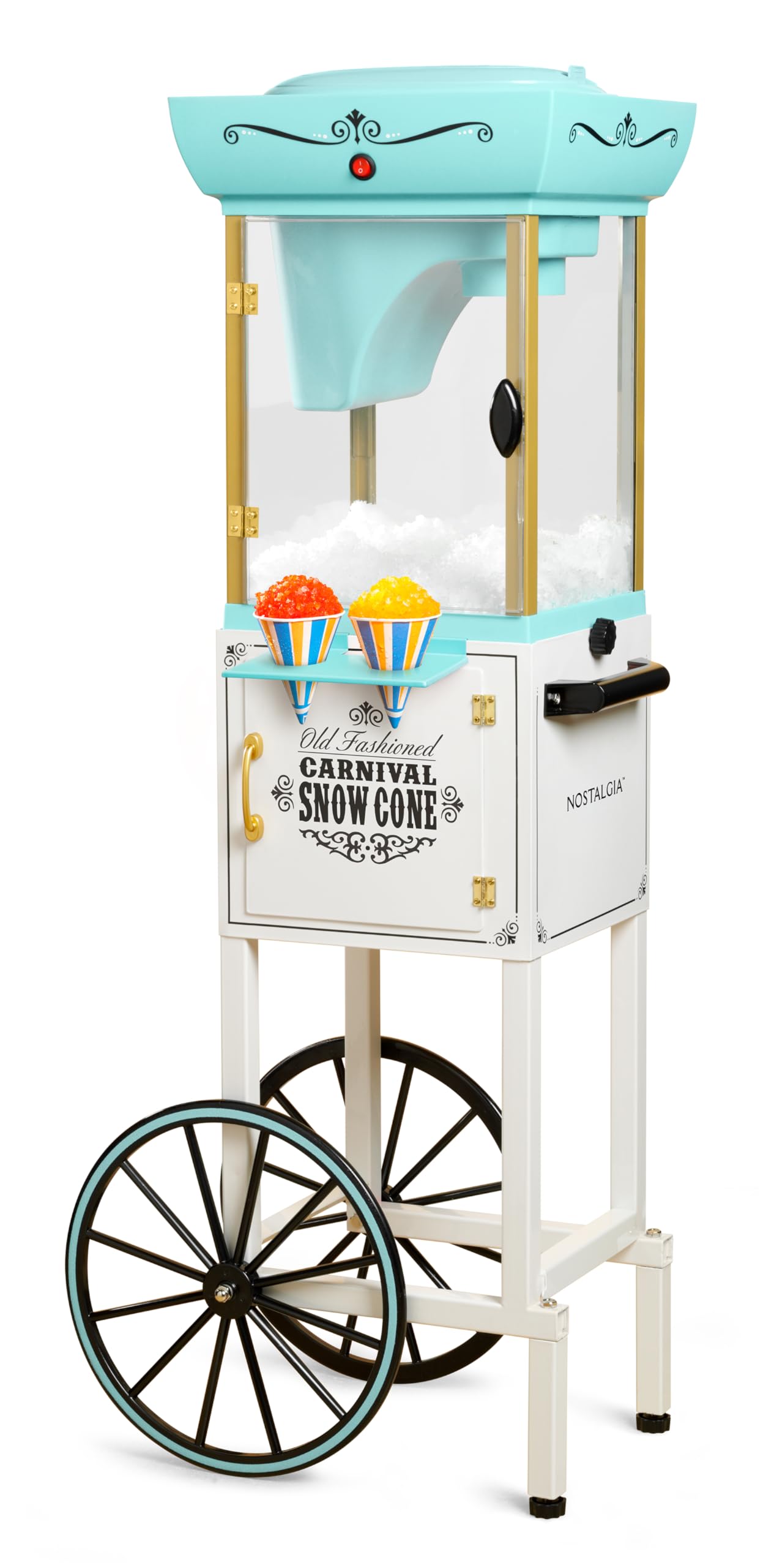 Máquina de Hielo Afeitado Nostalgia Aqua con Gran Capacidad - Venta Internacional $6,041