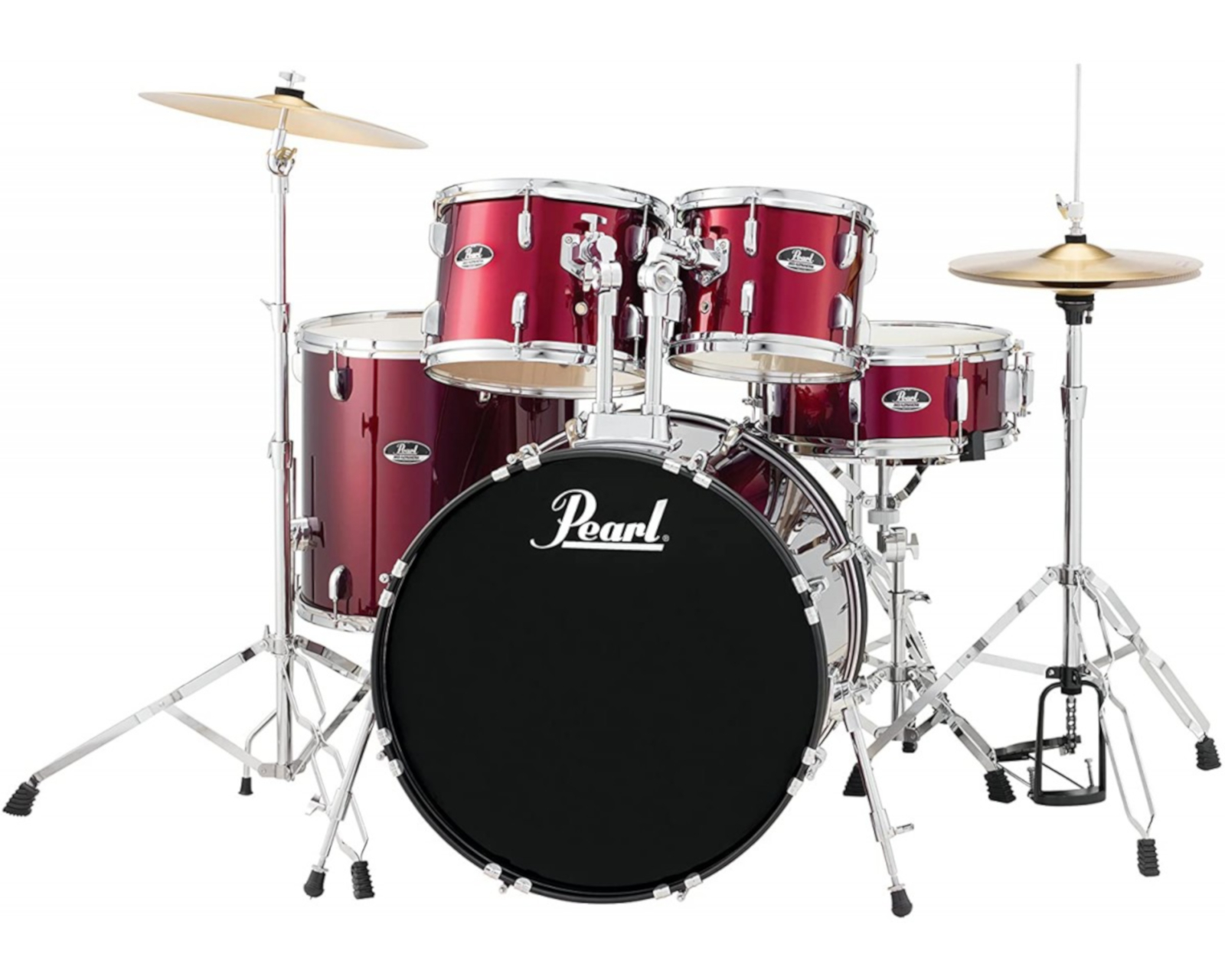 Batería Pearl Road Show RS525SC-C-91 Vino 5 Piezas