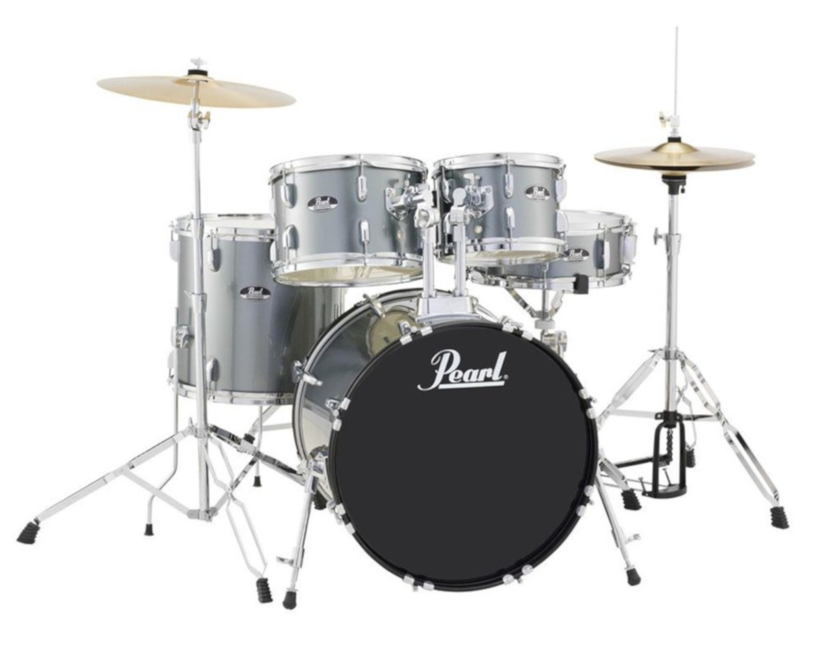 Batería Pearl Road Show RS525SC-C-706 4 piezas color Charcoal Metallic