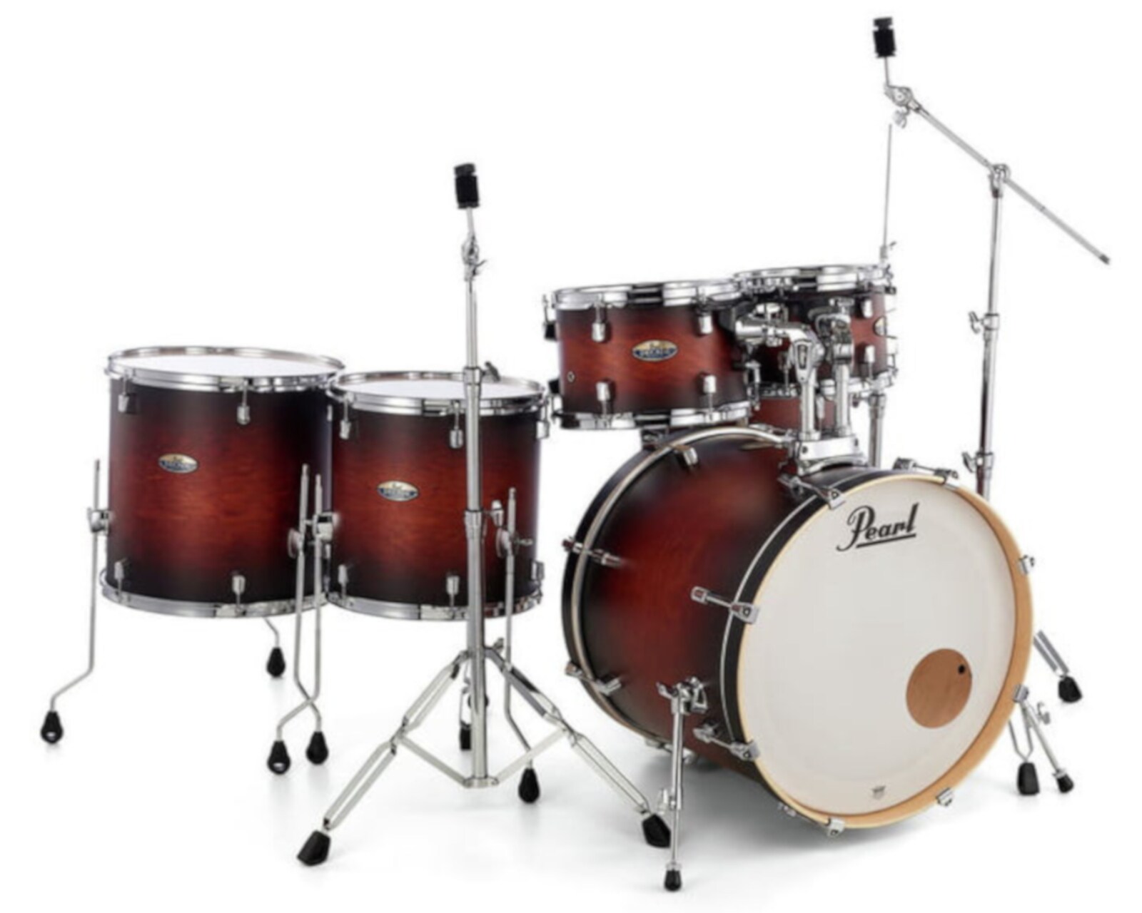 Batería Decade Maple PEARL DMP6PCH-261 color Gloss Deep Red Burst 6 piezas $40,131