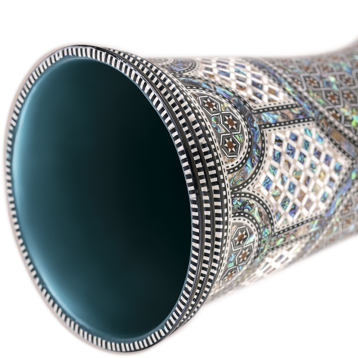 Foto 4 pulgar | Tambor Meinl Doumbek Egipcio Perla Azul Mosaico Palace