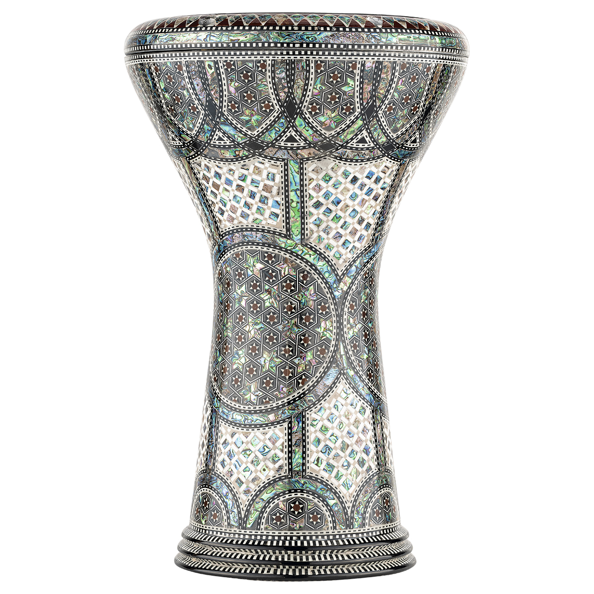 Foto 5 pulgar | Tambor Meinl Doumbek Egipcio Perla Azul Mosaico Palace