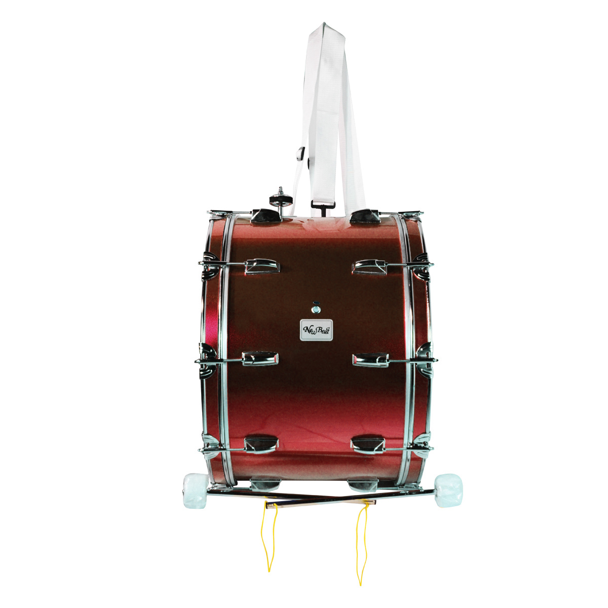 Foto 2 | Tambora New Beat NBMD-2216C Roja 22 X 16 Pulgadas y Baquetón