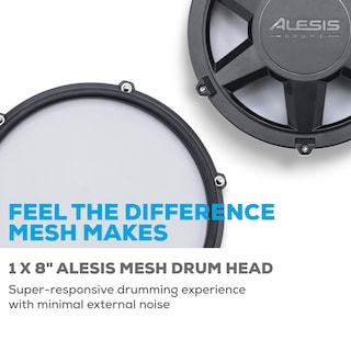 Foto 3 | Set De Batería Expansion Alesis Nitro Max Con Mesh Tom Pad Y 10 Platillos - Venta Internacional.
