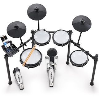Foto 1 | Batería Eléctrica Alesis Nitro Max Kit Con Almohadillas De Malla Silenciosas - Venta Internacional.