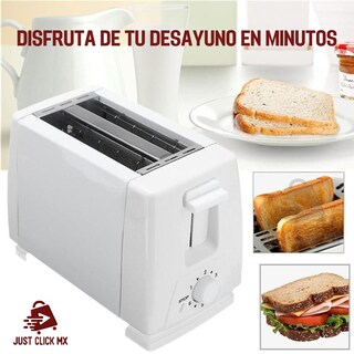 Foto 5 | Tostador Eléctrico JustClick MX 2 Rebanadas
