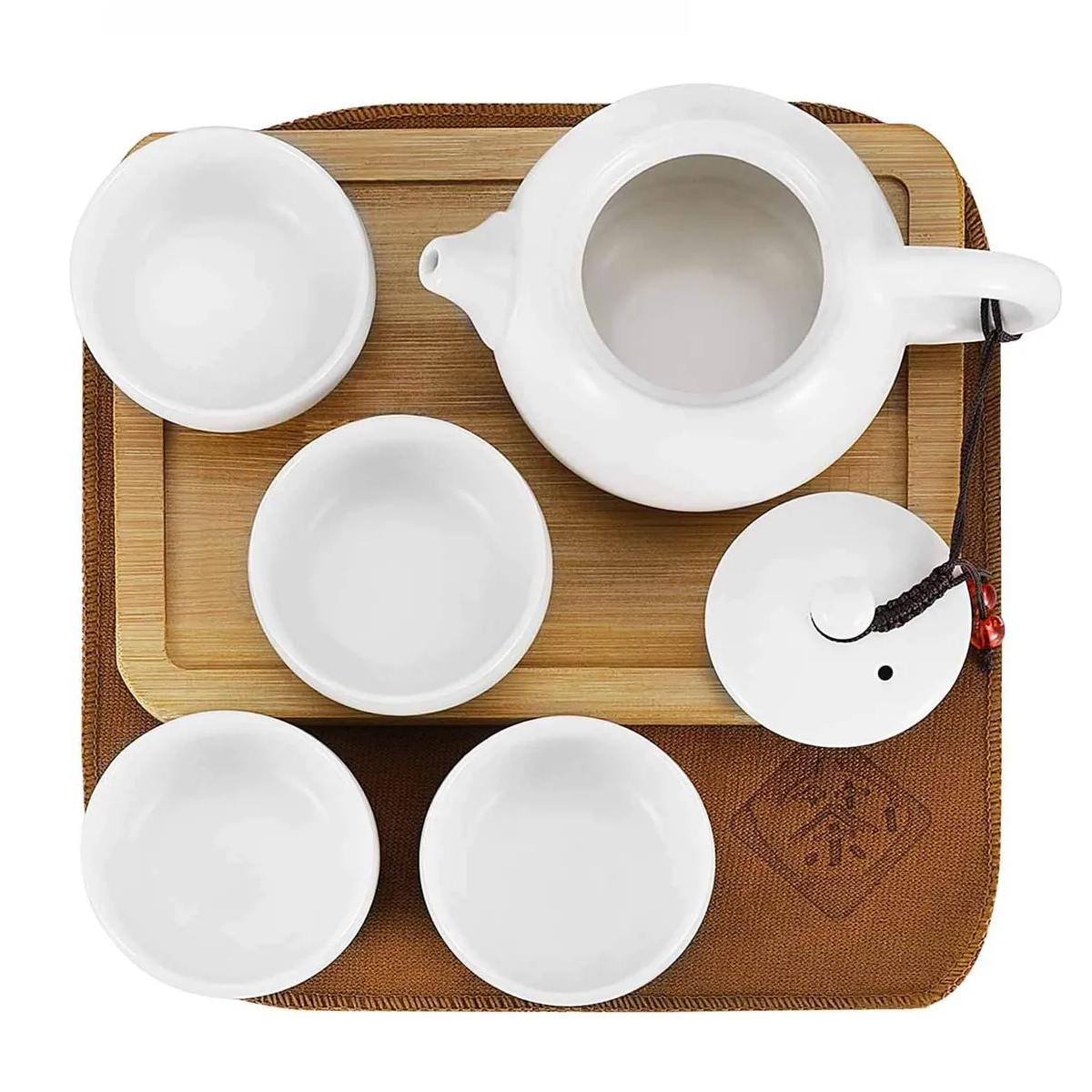 Foto 4 pulgar | Juego De Té Con Estuche Eo Safe Imports Esi-18943 Color Blanco