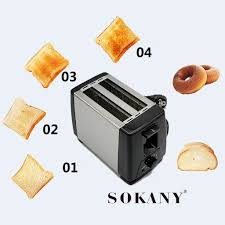 Foto 5 | Tostador de Pan Sokany con 6 Niveles de Tostado