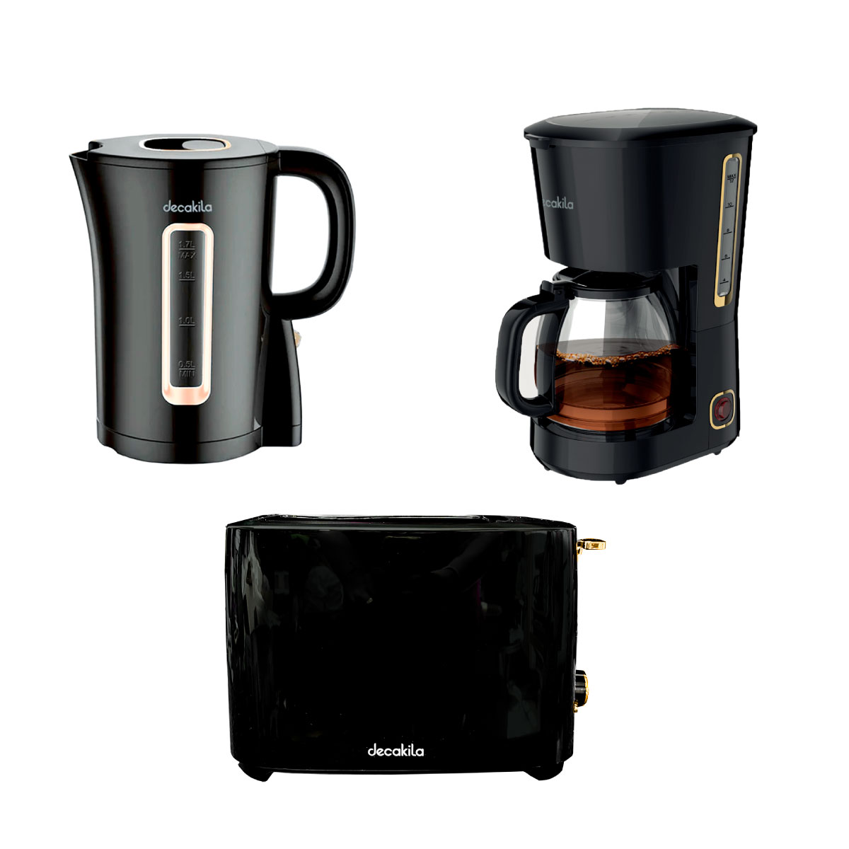 Cafetera Tostador y Hervidor Decakila KUCF005B