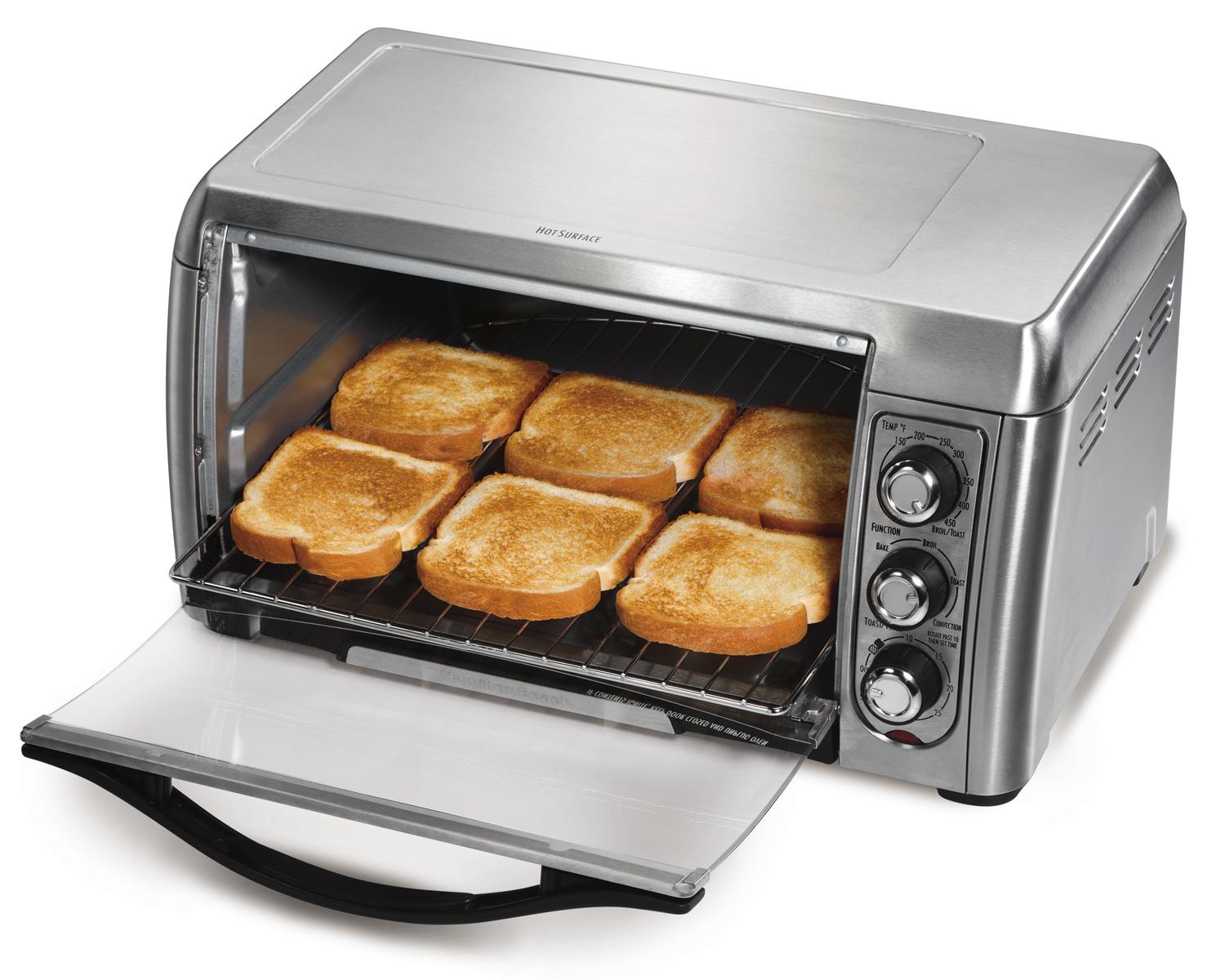 Horno Tostador Convección Hamilton Beach 31333 6 Rebanadas color Gris