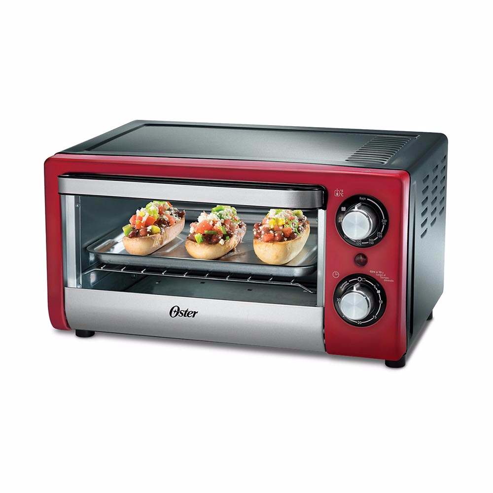 Foto 2 pulgar | Horno Tostador Electrico Oster Rojo 10 Litros Tssttv10ltr