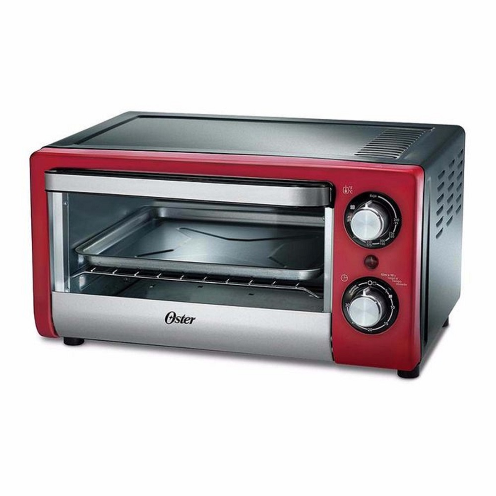 Foto 3 pulgar | Horno Tostador Electrico Oster Rojo 10 Litros Tssttv10ltr