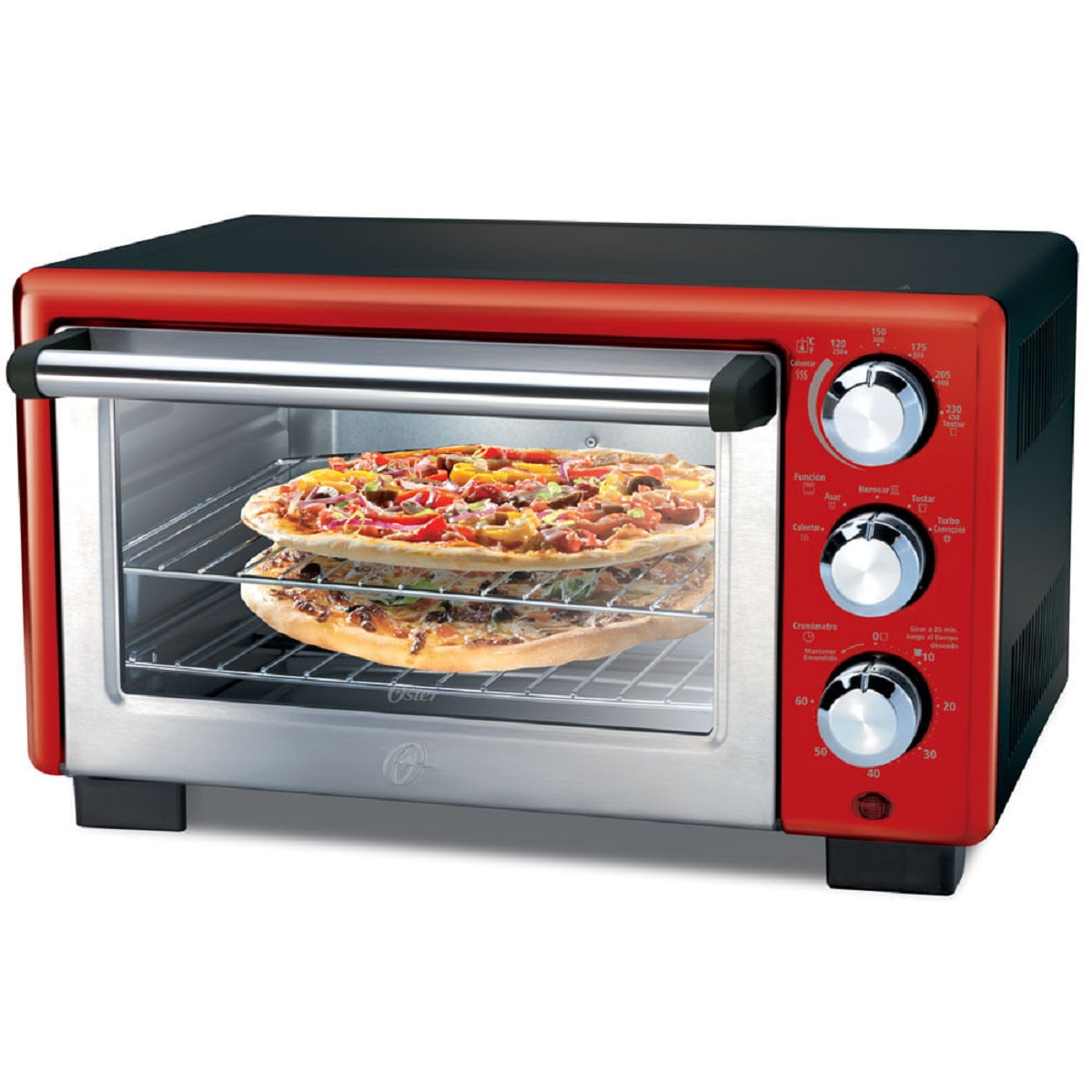 Foto 2 pulgar | Horno Electrico Tostador 18lt Rojo Oster Tssttv7118r1mx