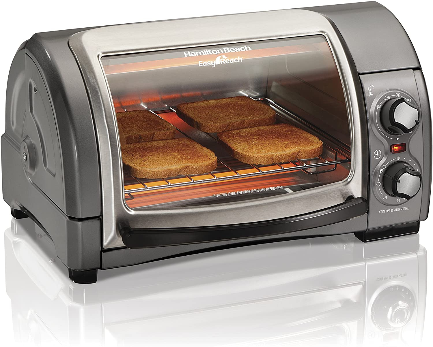 Venta Internacional- Horno Tostador de Puerta Enrollable Hamilton Beach 31344D