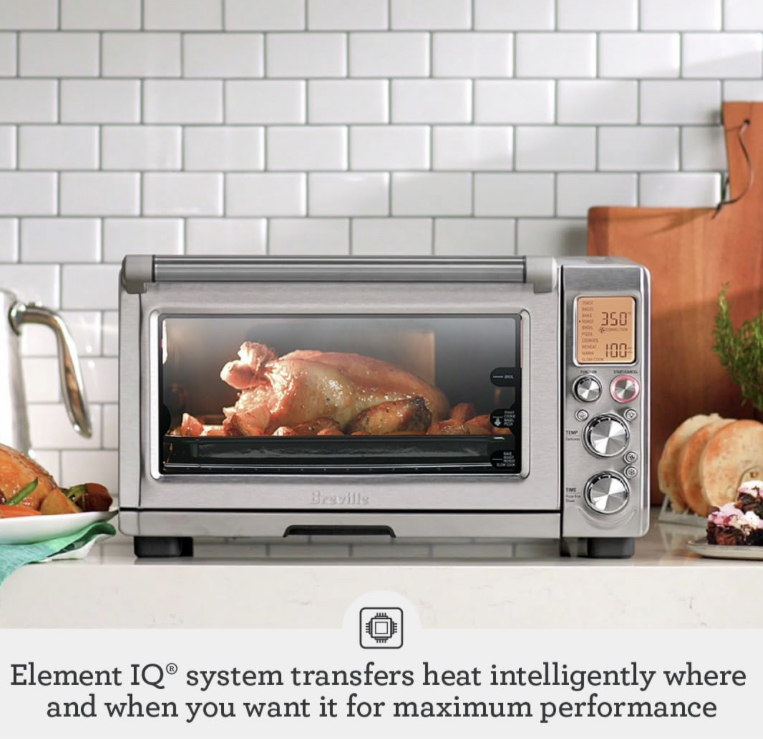 Foto 3 pulgar | Horno Tostador Inteligente Breville Bov845bss Con Elemento Iq