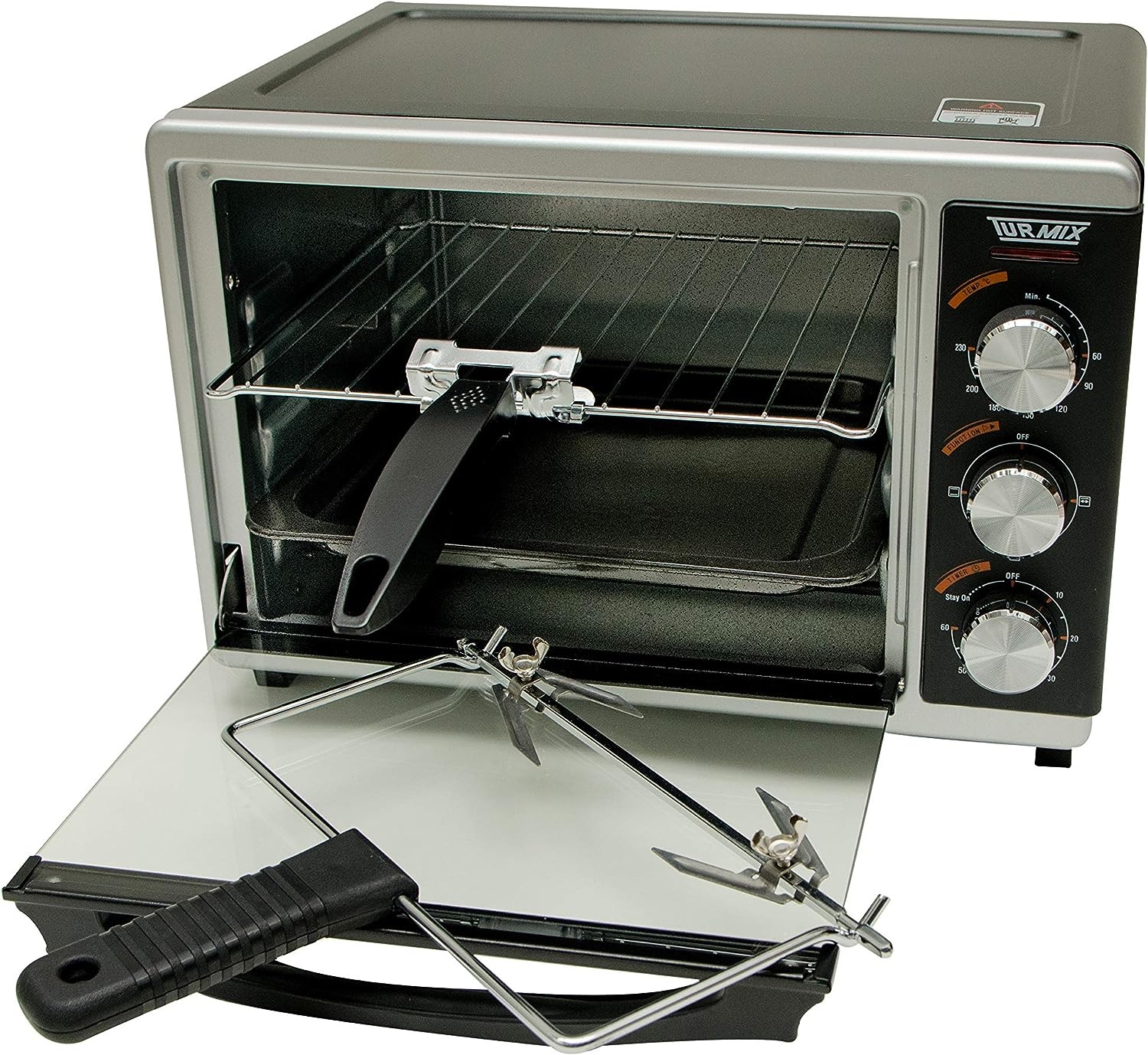 Foto 1 | Horno  Asador Tostador Rosticero Freidora De Aire Rosti-max Turmix Tu48