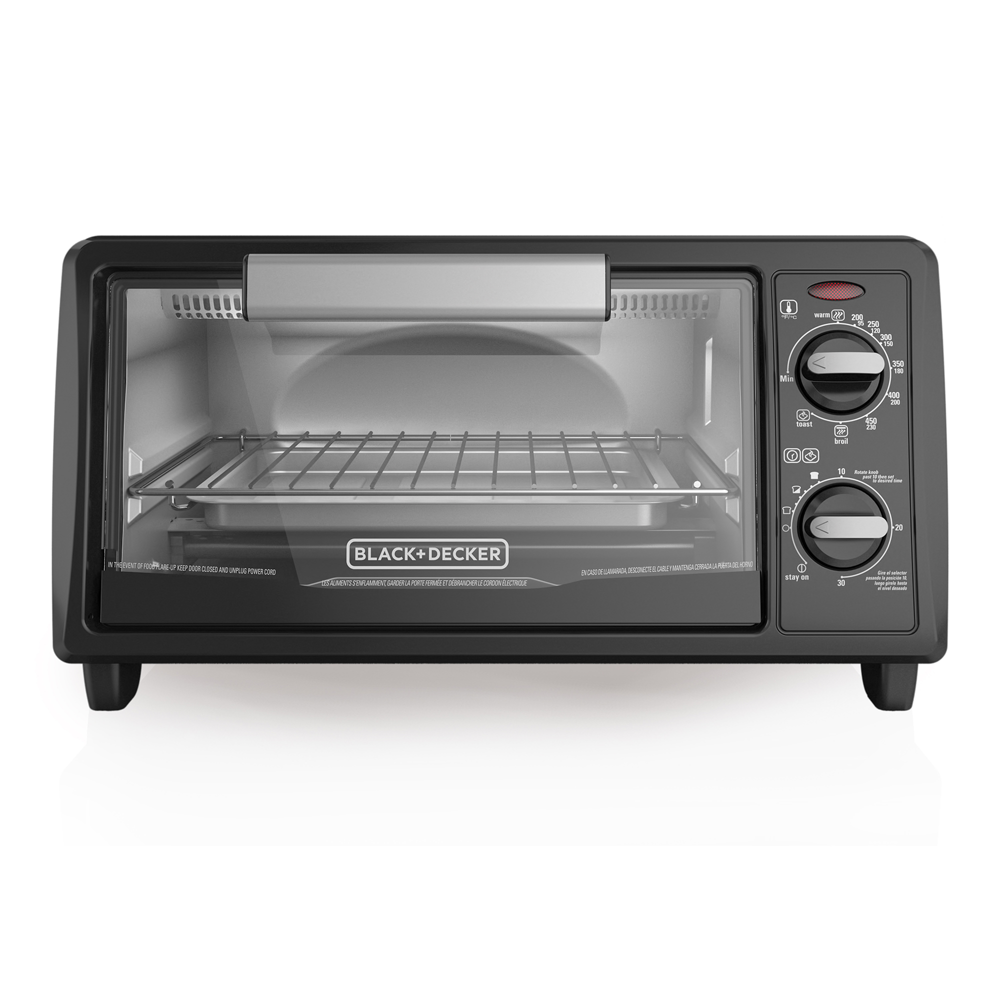 Foto 3 pulgar | Horno Tostador Black+Decker 4 Rebanadas To1342b-mx Negro