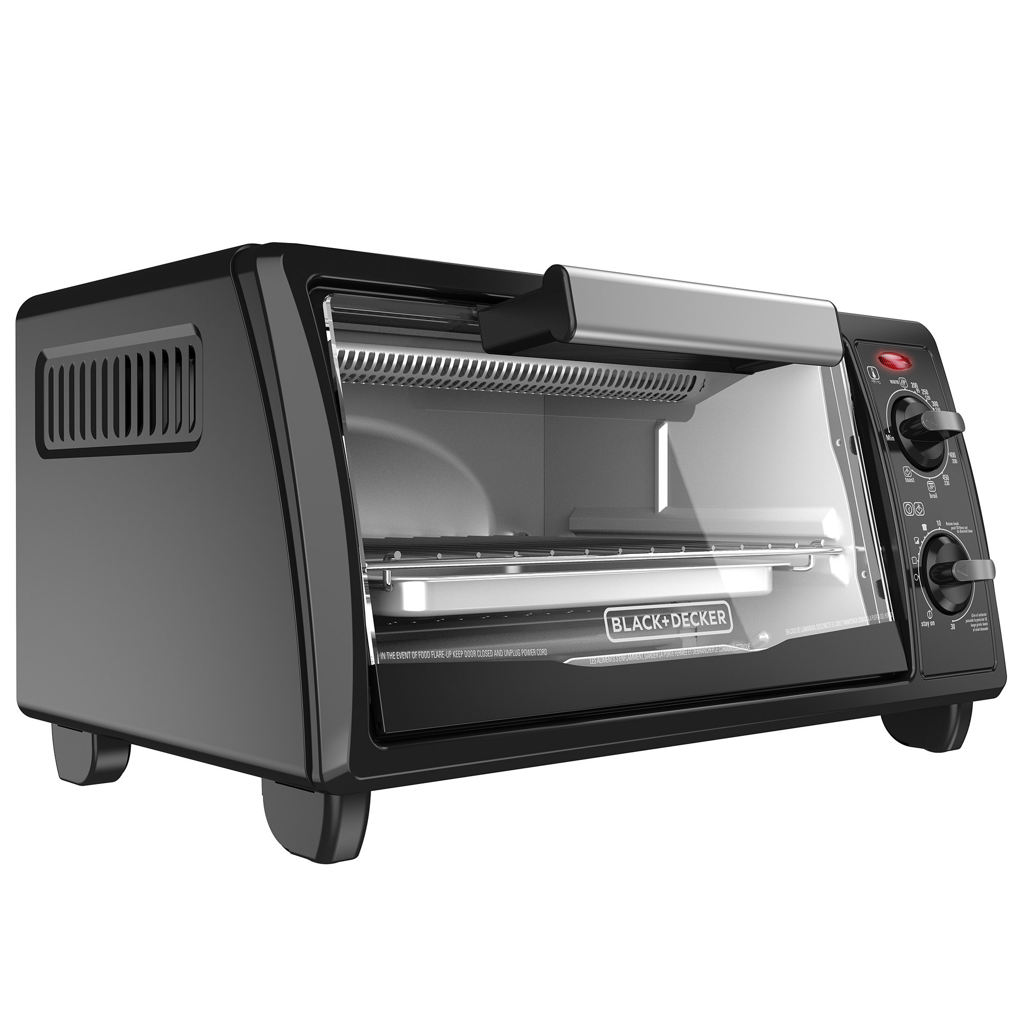 Foto 4 pulgar | Horno Tostador Black+Decker 4 Rebanadas To1342b-mx Negro