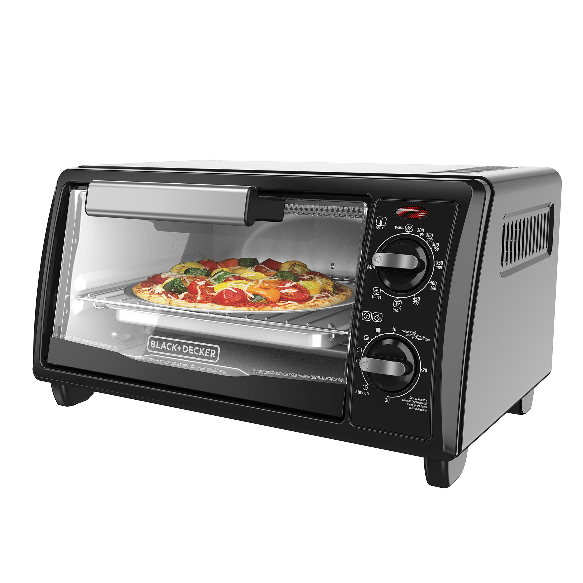 Foto 7 pulgar | Horno Tostador Black+Decker 4 Rebanadas To1342b-mx Negro