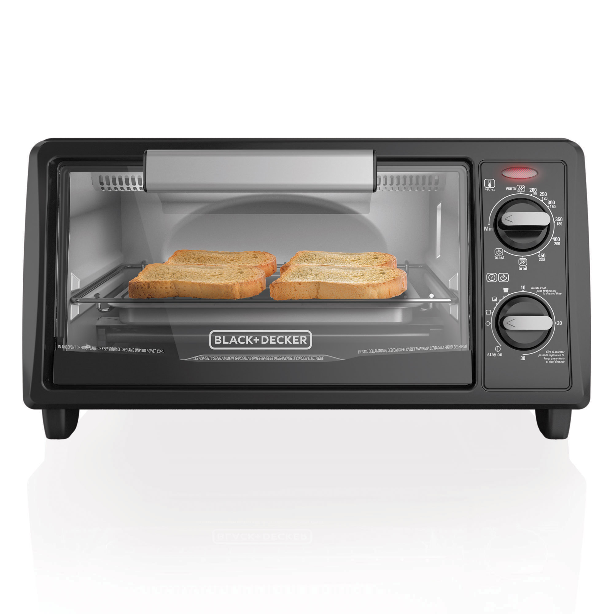 Foto 8 pulgar | Horno Tostador Black+Decker 4 Rebanadas To1342b-mx Negro