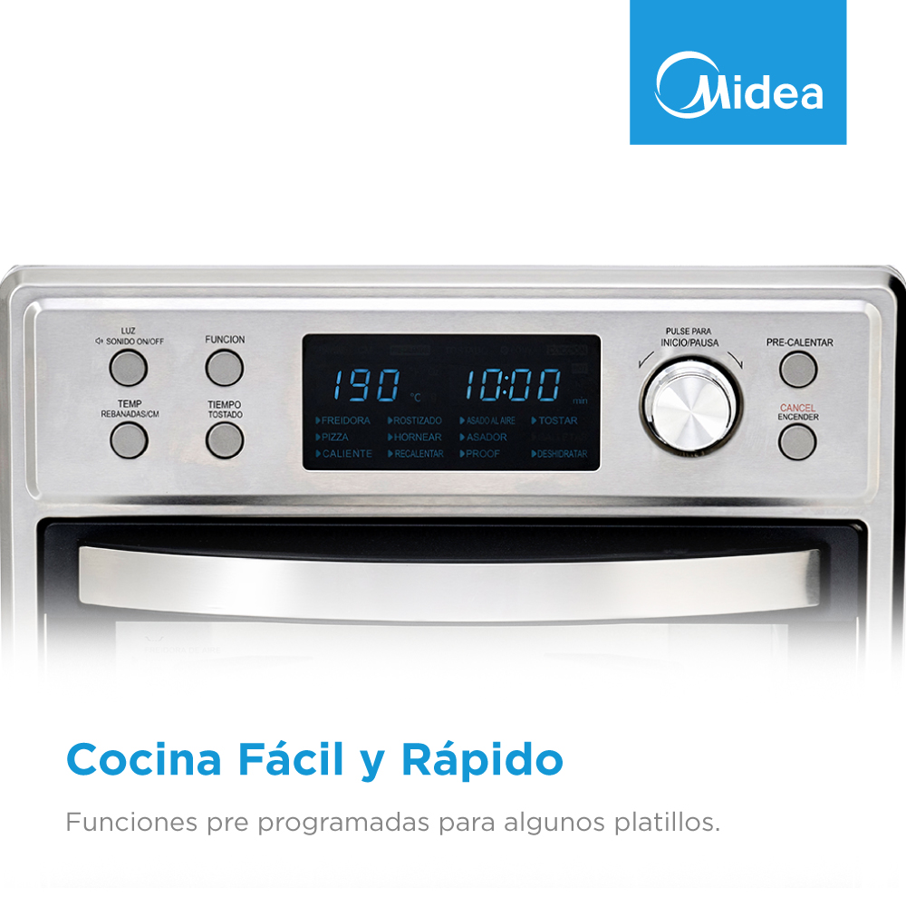 Foto 6 pulgar | Horno Eléctrico y Freidora  De Aire Midea Multi-oven 25l