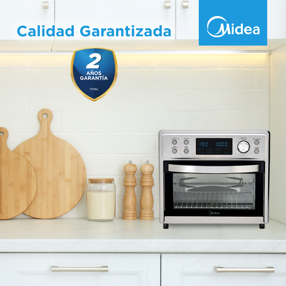 Foto 9 pulgar | Horno Eléctrico y Freidora  De Aire Midea Multi-oven 25l